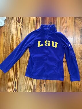 Colosseum LSU Purple and Yellow Varsity Jacket